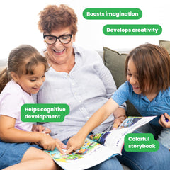 Story Time Chess Backgammon Set storybook guide introduces story-based play