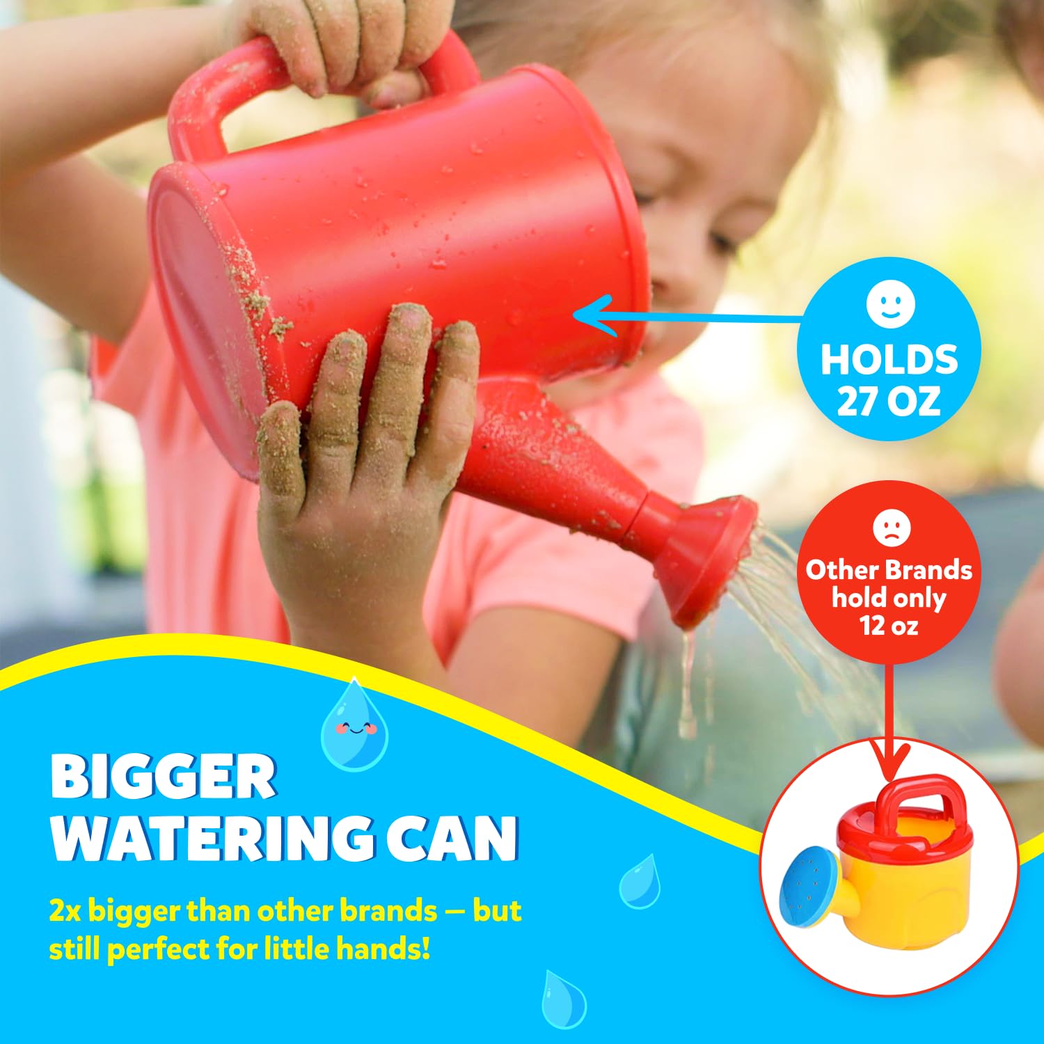 THE STORYBOOK KIDS EXPLORERS CLUB beach toys watering can for playful water play