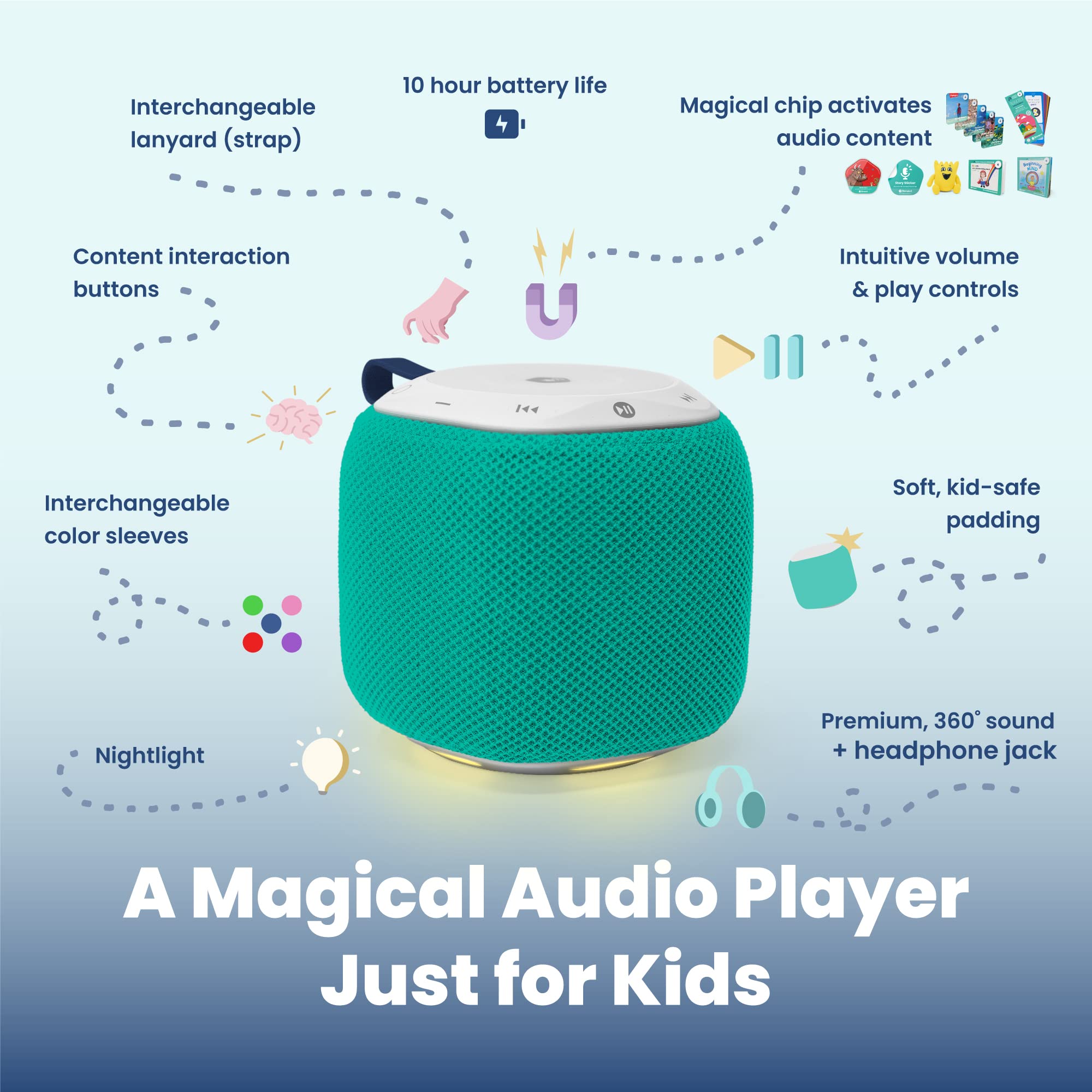Storypod Craftie sensory-friendly design helps focus and calm