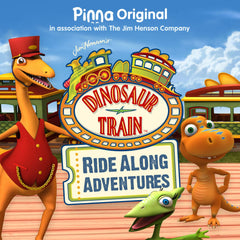 Storypod interactive play scene inviting exploration of trains and dinosaurs.