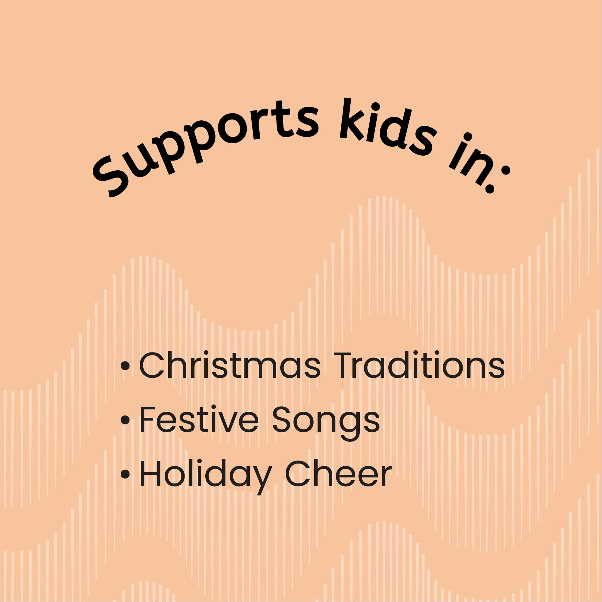 Storypod Music Craftie Santa fosters screen-free, independent play with engaging holiday tunes.