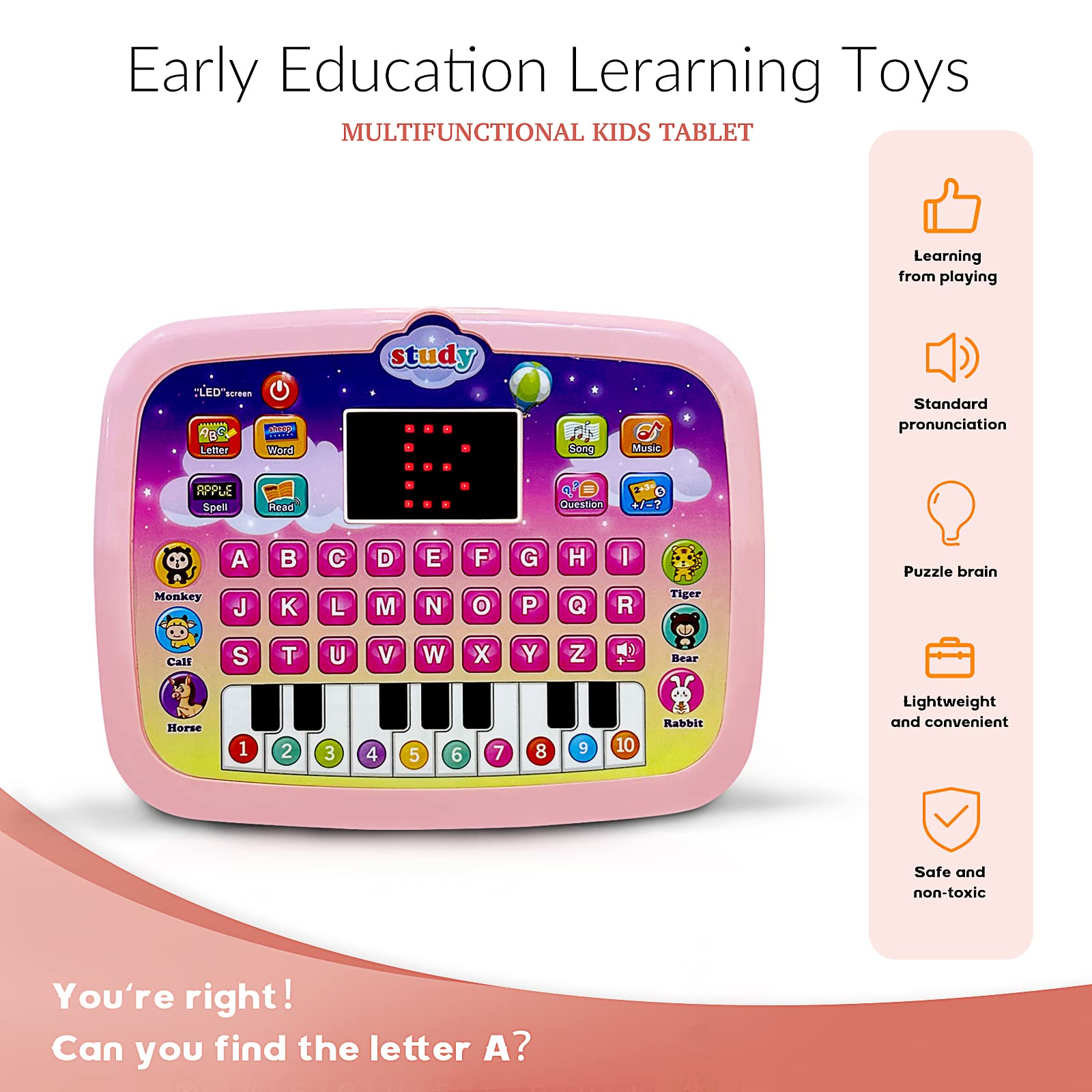 STOULKD Kid Tablet gift-ready packaging image presents a thoughtful educational gift