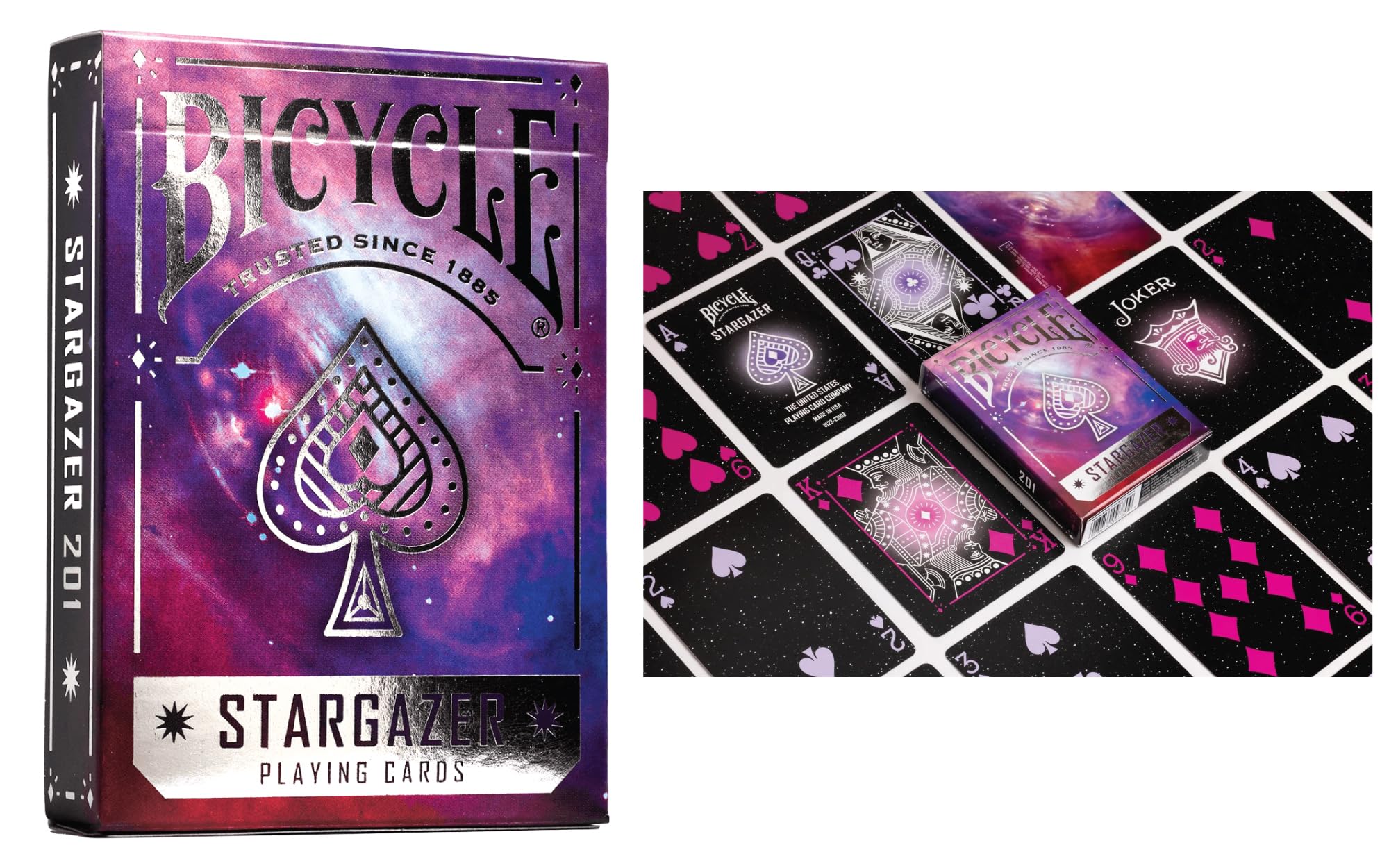 Straight Poker Supplies Stargazer 203 deck ideal for collection and performance versatility