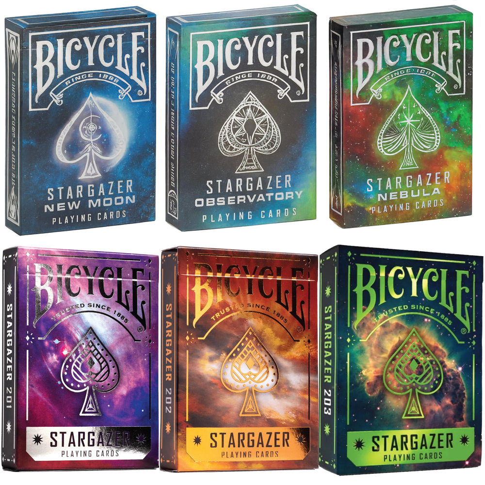 Straight Poker Supplies Stargazer New Moon deck with celestial back design for collectors