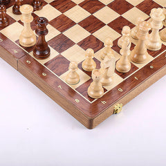 Strategyify chess pieces with two extra queens included for flexible play.