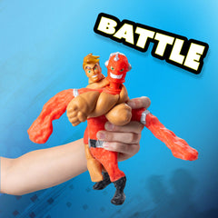 Stretch Armstrong action packed play highlights dynamic tactile fun and fidget focus.