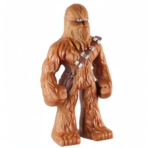 Stretch Armstrong Chewbacca figure gift-ready packaging invites gifting.