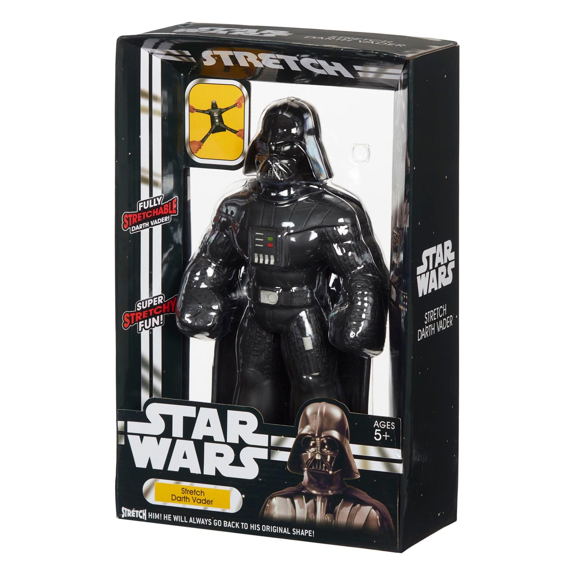 STRETCH ARMSTRONG Darth Vader collectible item for Star Wars fans.