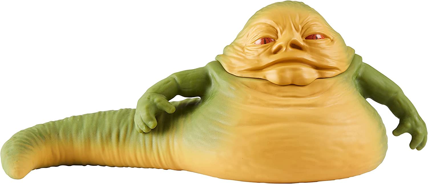 STRETCH ARMSTRONG Jabba on shelf display adding playful Star Wars decor
