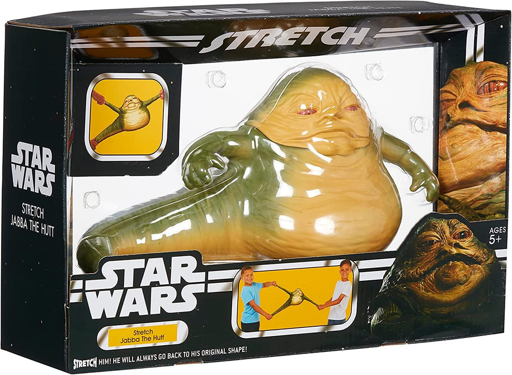 STRETCH ARMSTRONG Jabba packaging front view showing collectible retail presentation