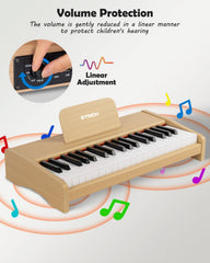 STRICH 37-keys kids piano wireless battery power for portable play