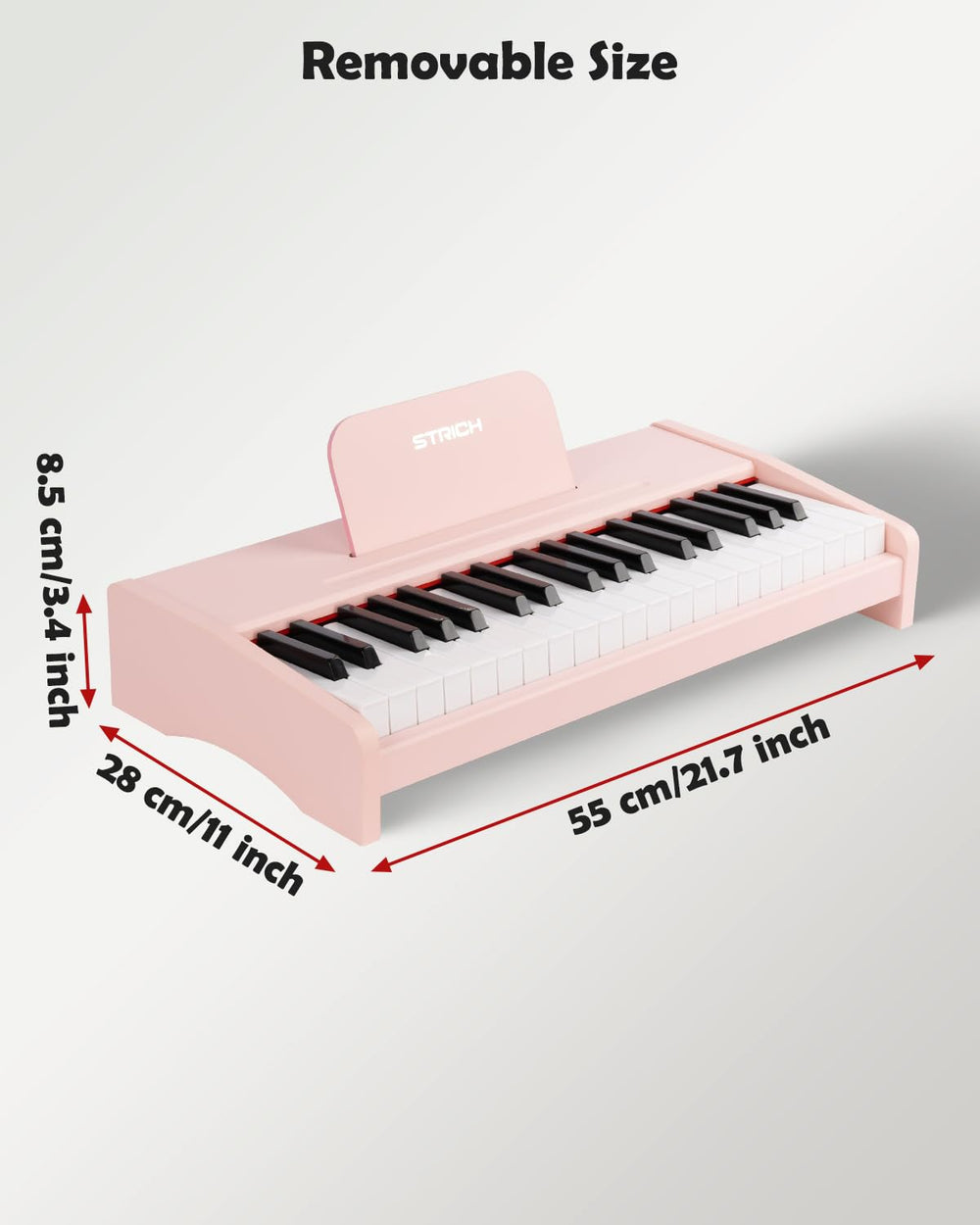 STRICH portable design makes it easy to move between desk and bedside.