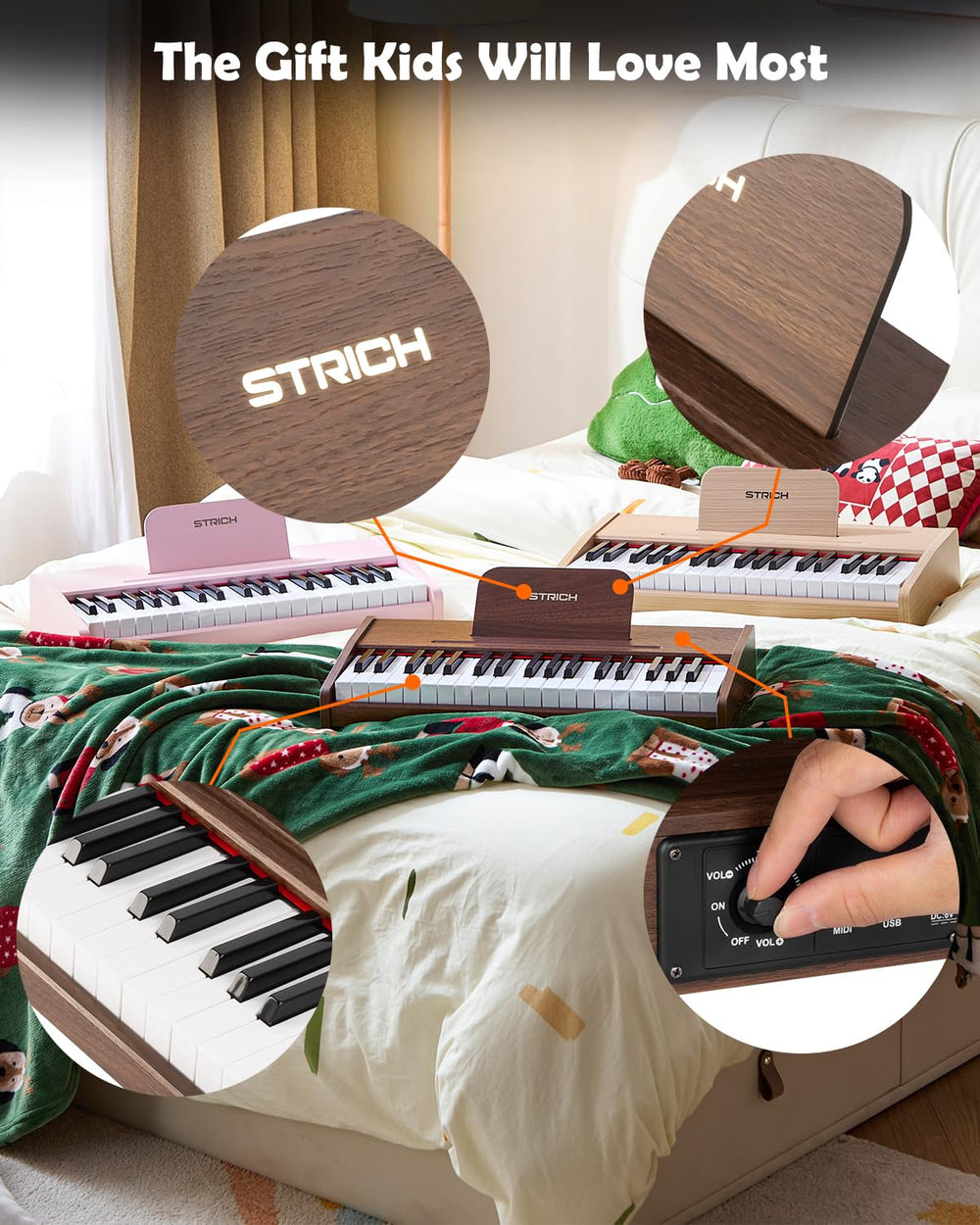 STRICH SEK37 portable setup for desk or bedside use