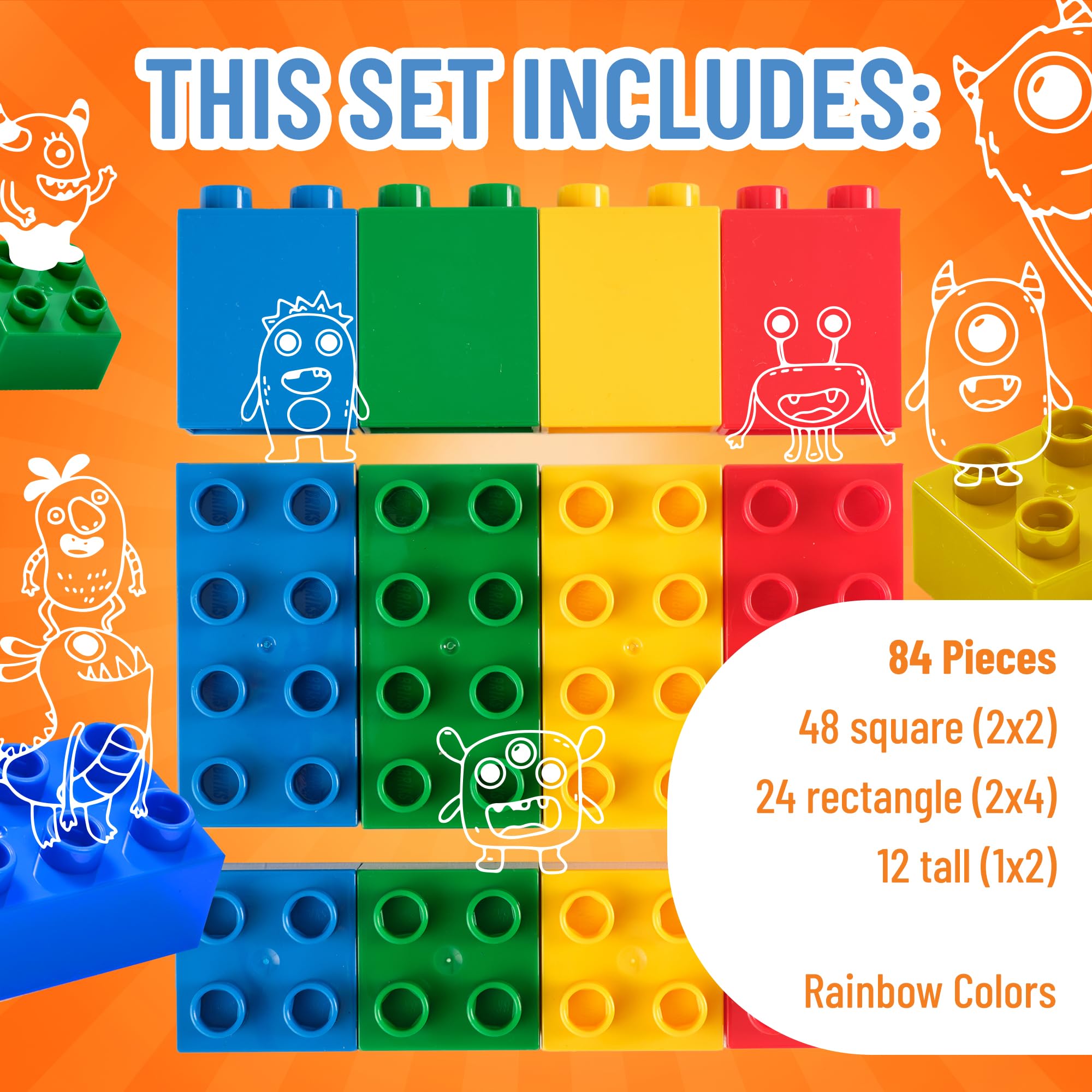 Durable, easy-to-grip blocks from Strictly Briks for little hands