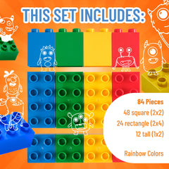 Durable, easy-to-grip blocks from Strictly Briks for little hands