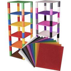 Durable plastic construction of Strictly Briks baseplates