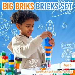 Strictly Briks blocks compatible with Duplo and LEGO for versatile play
