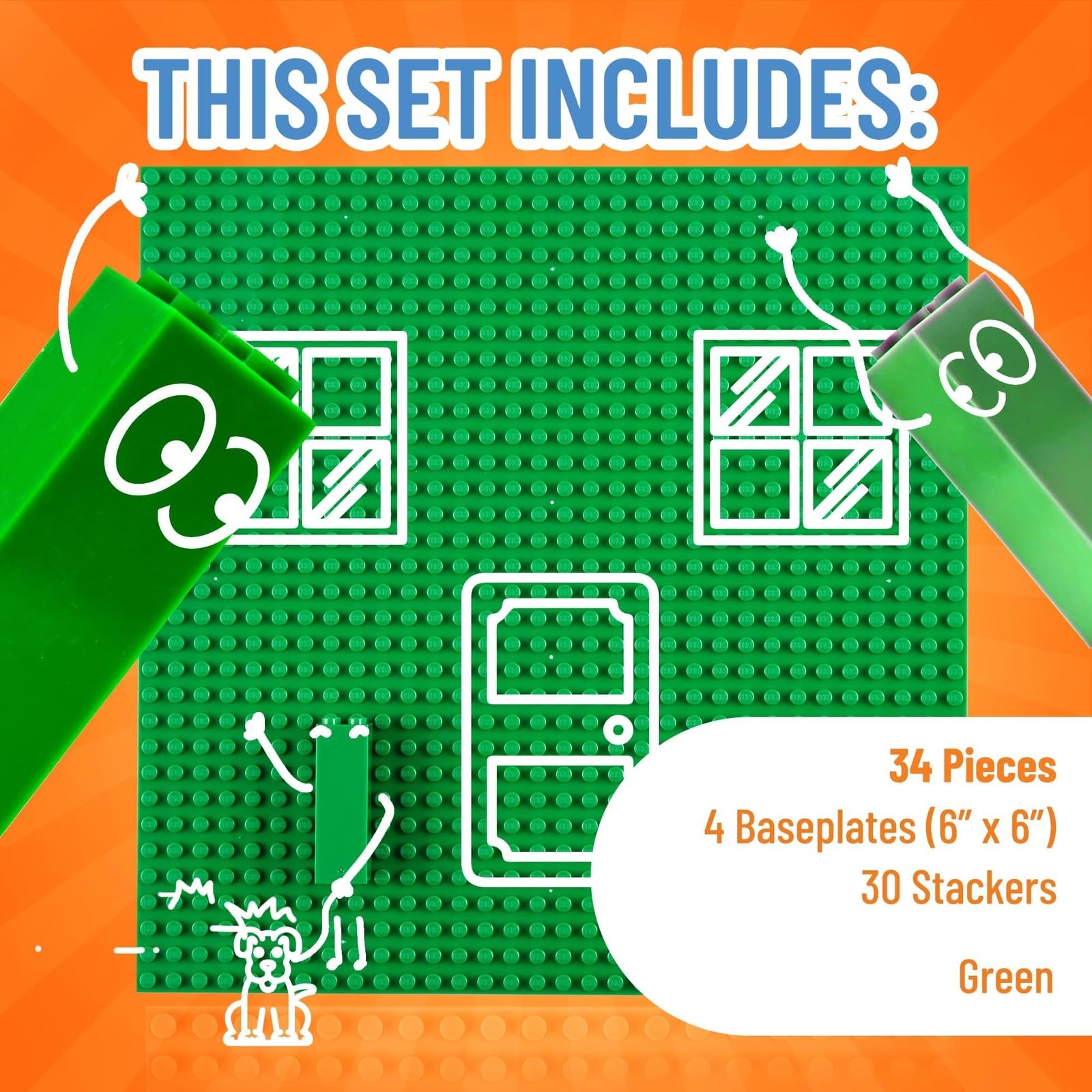 Strictly Briks lego-compatible baseplates for seamless brick integration