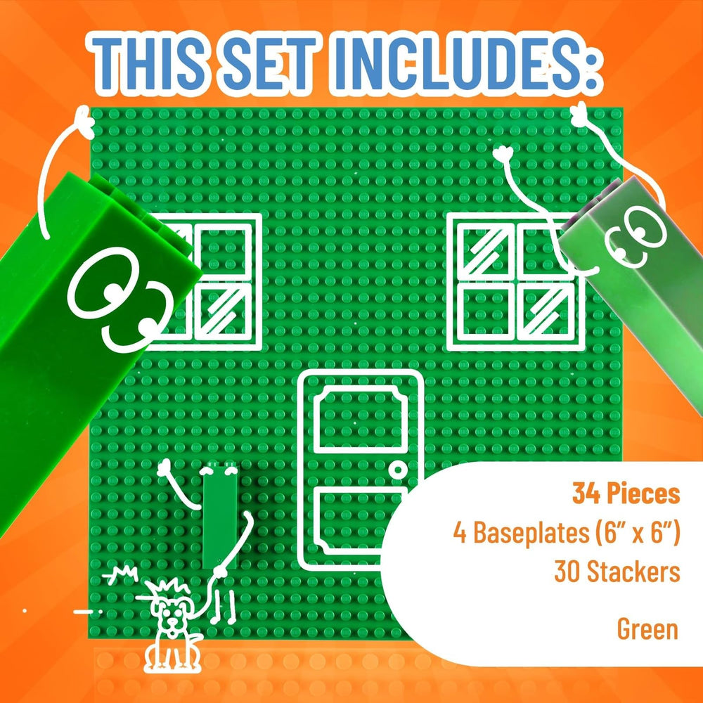 Strictly Briks lego-compatible baseplates for seamless brick integration
