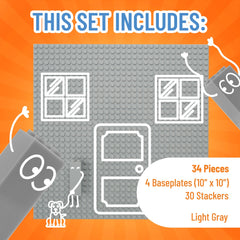 Strictly Briks baseplates are Lego-compatible for seamless cross-brand playtime.