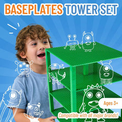 Strictly Briks stackers 30-count enable tall, stable display towers
