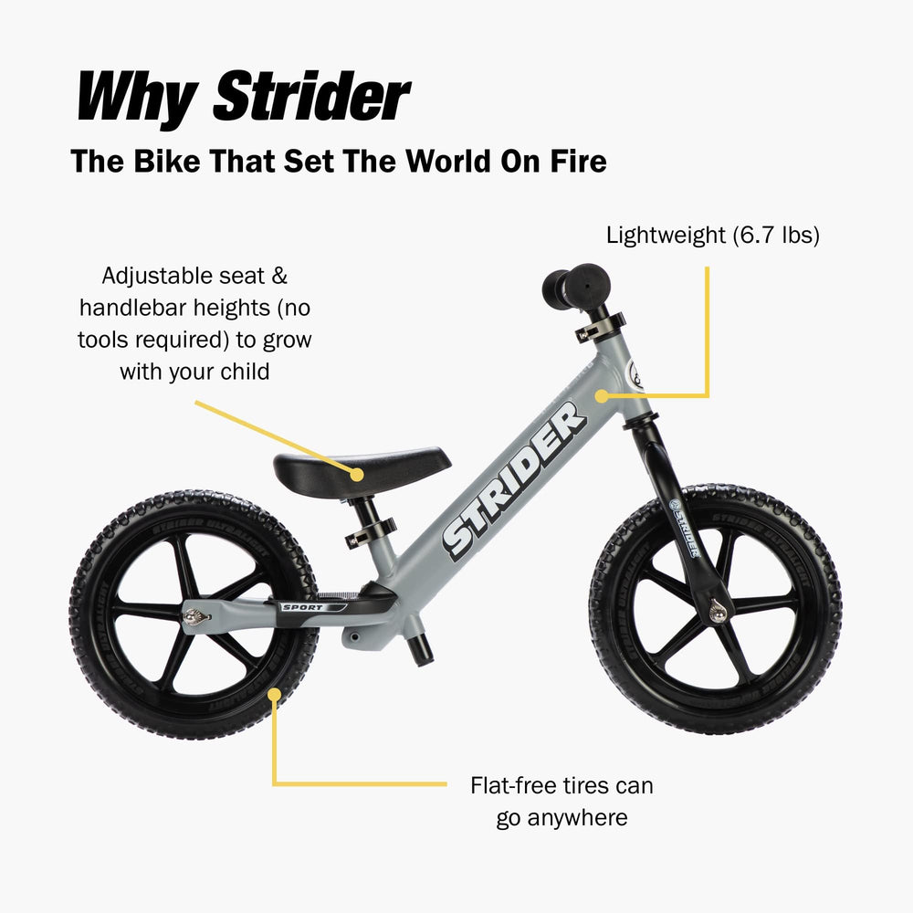 Strider mini grips closeup for secure steering