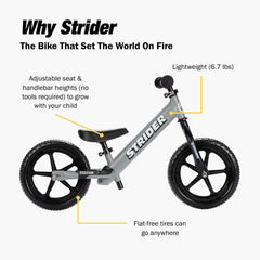 Strider mini grips closeup for secure steering