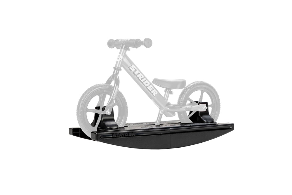 Strider rocking base offers two modes in one setup for flexible learning.