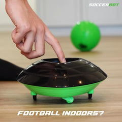 Strikesphere Soccer Bot boost mode enabling intense indoor sessions
