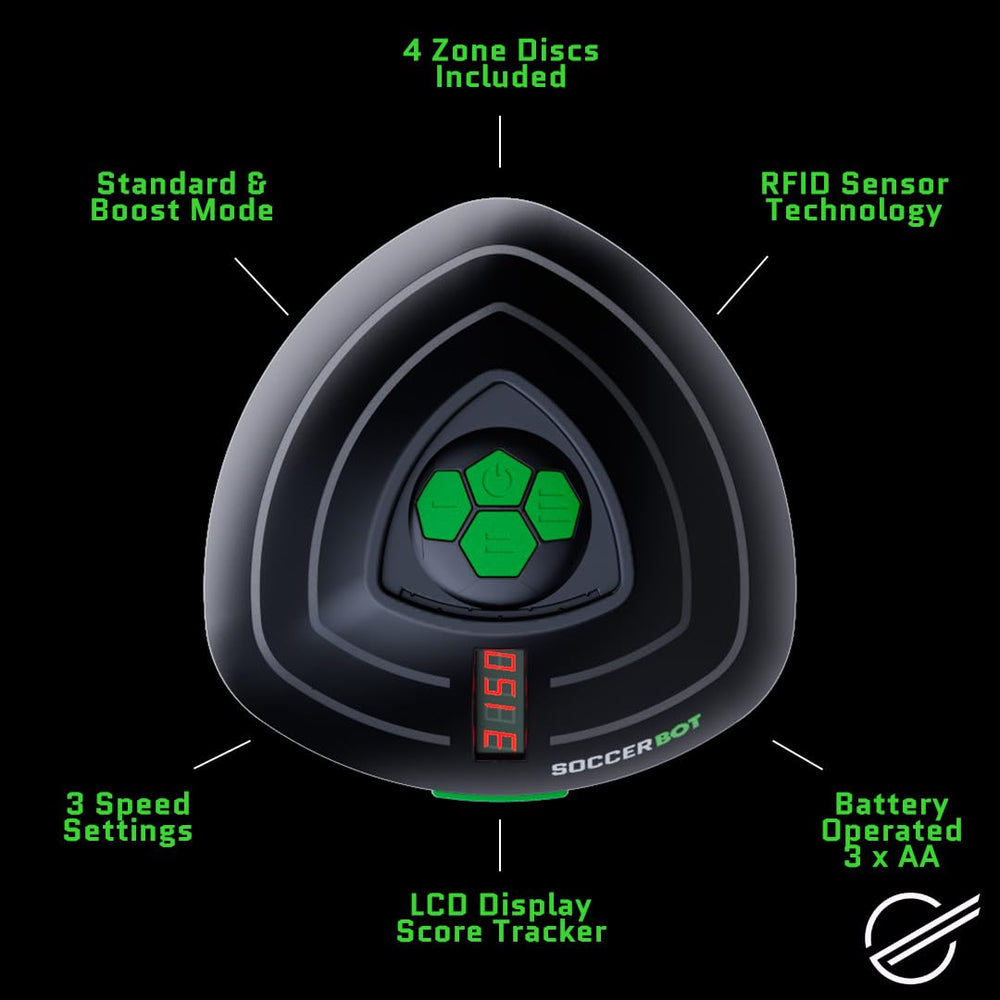 Close-up of Strikesphere Smart Discs used for varied drills