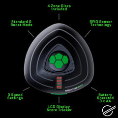 Close-up of Strikesphere Smart Discs used for varied drills