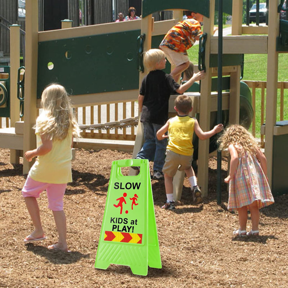 StrLon weighted base keeps outdoor signs stable against wind.