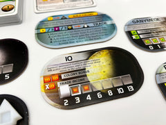 Stronghold Games' Terraforming Mars: Colonies quick setup guide supports 1–5 players.
