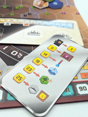 Stronghold Games Terraforming Mars milestones and awards tiles enhance scoring.