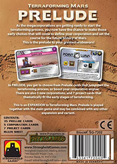 Stronghold Games Prelude project-cards illustrate ambitious milestones guiding early turns.