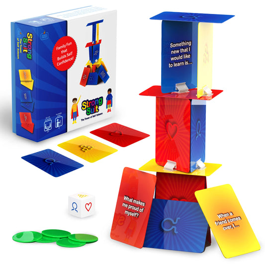 StrongSuit Tower of Self Esteem therapy game facilitates open sharing and coping skills.