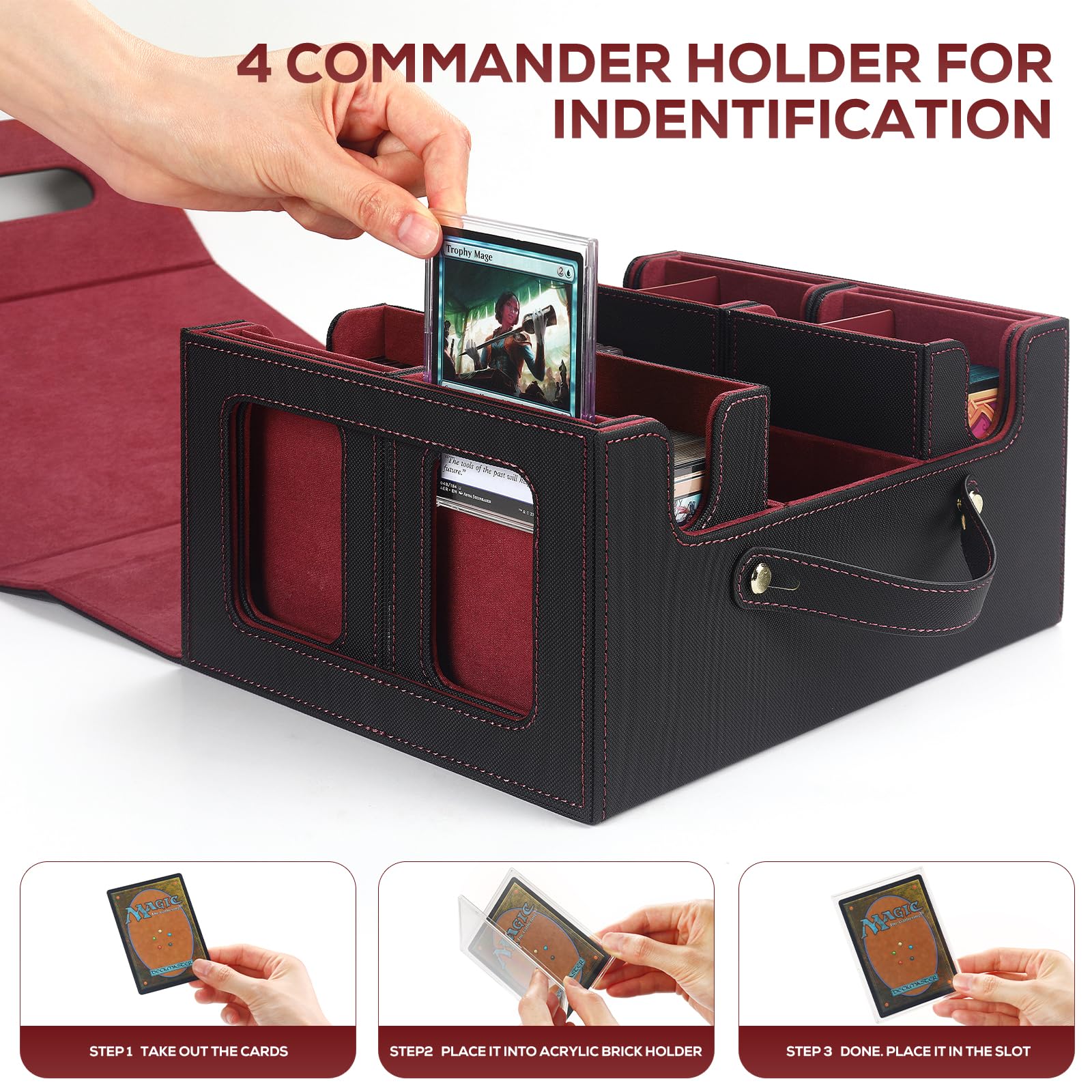 STTRBOX colorful dividers help visually separate decks