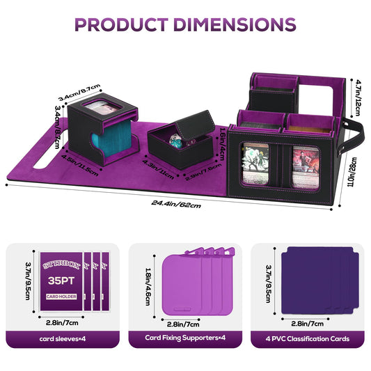 STTRBOX four removable deck boxes for organized play