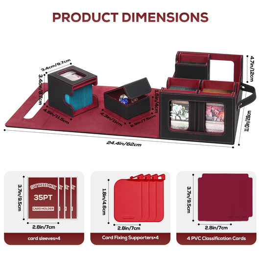 STTRBOX storage box with lid open shows removable deck boxes for flexibility