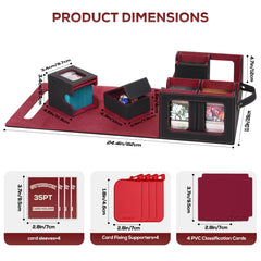 STTRBOX storage box with lid open shows removable deck boxes for flexibility