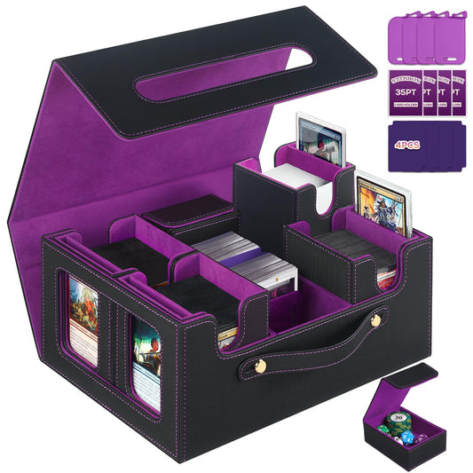 STTRBOX MTG commander deck box with side window for quick deck ID