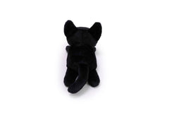 Studio Ghibli Jiji plush texture closeup highlights soft fur.