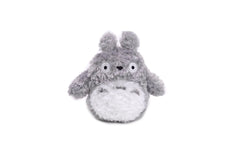 Studio Ghibli Totoro 5.5-inch grey plush for cuddling and display.