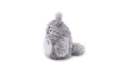 Studio Ghibli Totoro plush close-up showing soft fluffy fur.