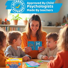 Study Key durable thick-cardstock card resists wear during toddler handling.