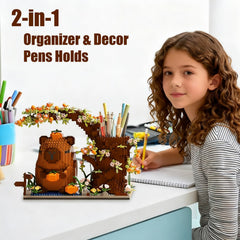 STUDYBOCKS Capybara desk organizer doubles as whimsical decor.