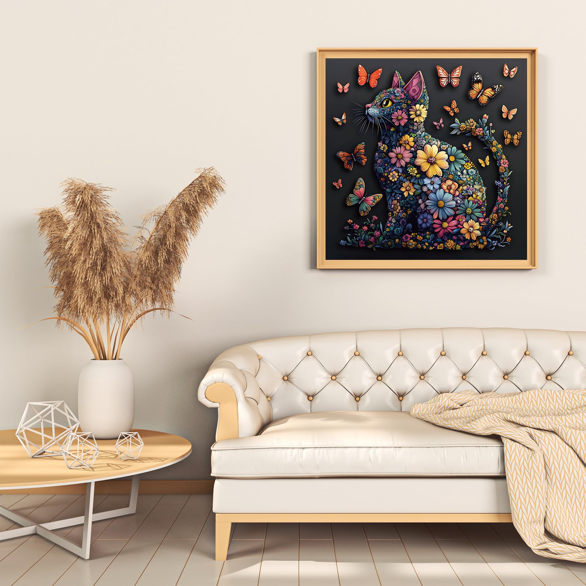 STYISHANG detailed wall decor puzzle ready to display after completion