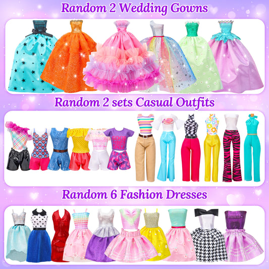 Style Shine wedding gowns for elegant doll dress-up moments