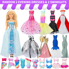 Style Shine top and skirt set offers easy mix and match play.