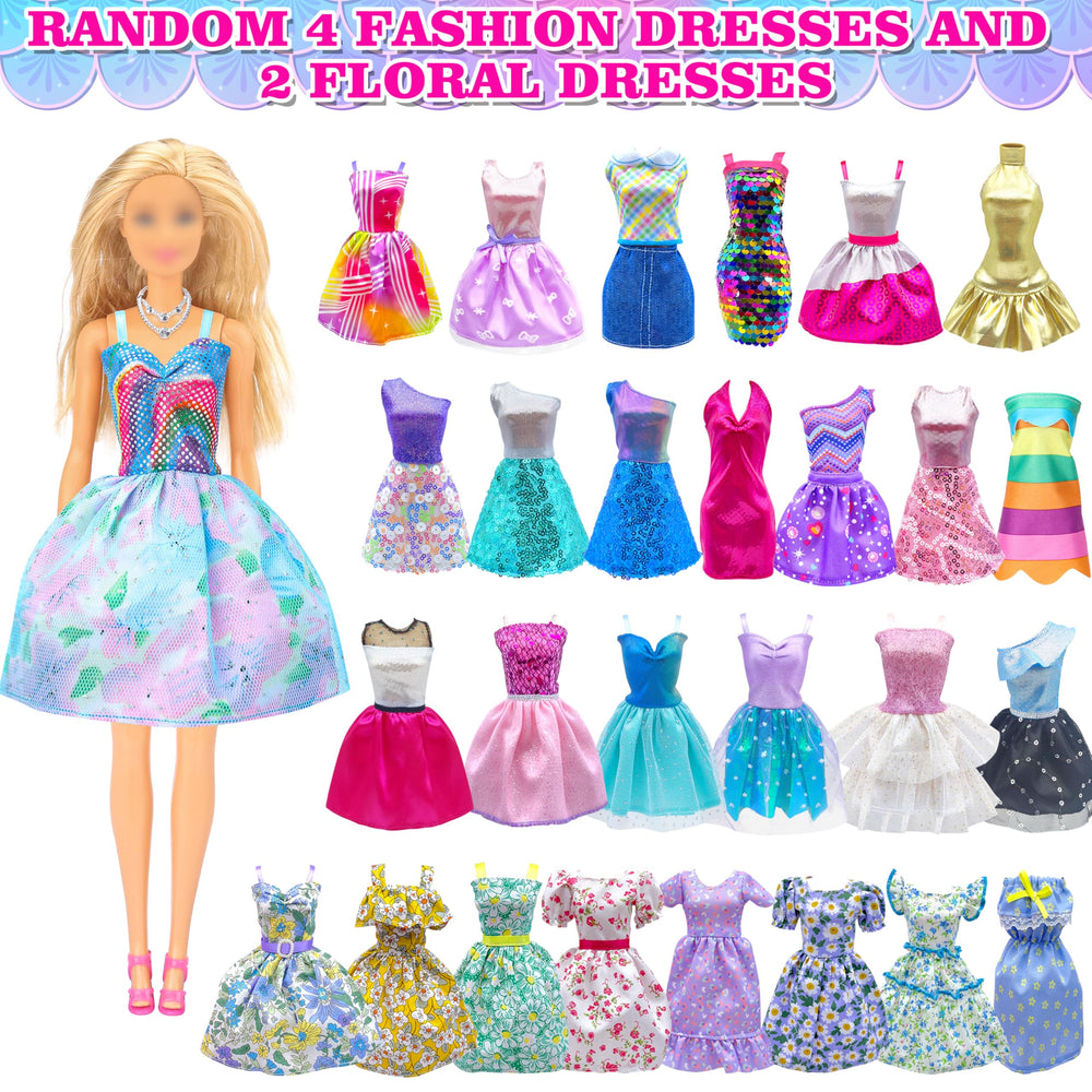 Style Shine floral dresses set adds charming prints for doll outfits